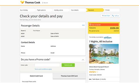 thomas cook discount codes